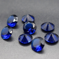 玻璃仿天然蓝宝石